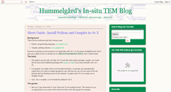 Desktop Screenshot of blog.hummelgard.com